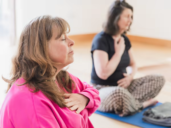 Conscious connected breathwork practice supporting emotional release and nervous system regulation